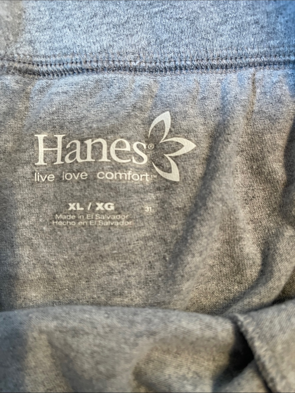 3 pair Hanes women’s 90%cotton, 10%polyester shorts, XL - Picture 5 of 5